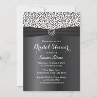 Classy Snow Leopard Print Pattern Brautparty