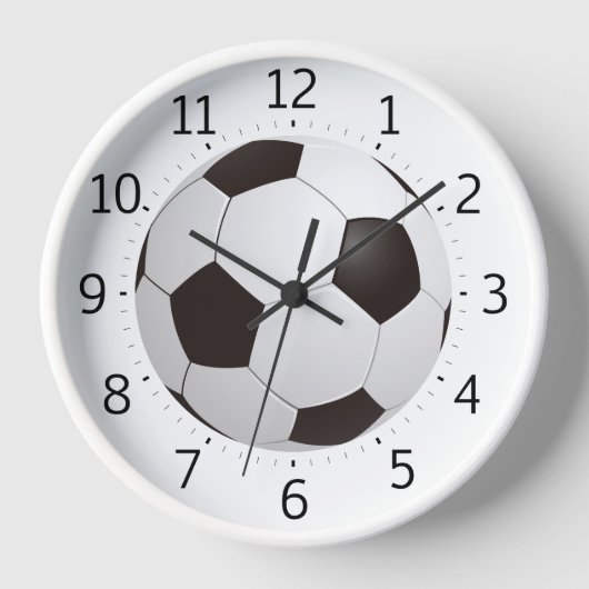 Classy Soccer Ball | Coole Geschenke Uhr (Vorderseite)