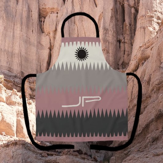 Classy Southwestern Adobe Style Mosaic Sun Schürze