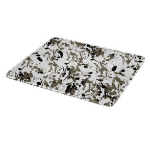 Classy Splash und Tropfen Art Glass Schneidebrett