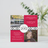 Classy Square Abschluss Ankündigung (Stehend Vorderseite)