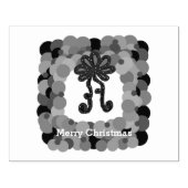 Classy Square Weihnachtsfeier Gummistempel (Prägung)