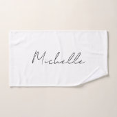 Classy Stylish Script Ihren Namen hinzufügen Handtuch (Handtuch)