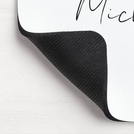 Classy Stylish Script Ihren Namen hinzufügen Mousepad (Ecke)