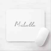 Classy Stylish Script Ihren Namen hinzufügen Mousepad (Mit Mouse)