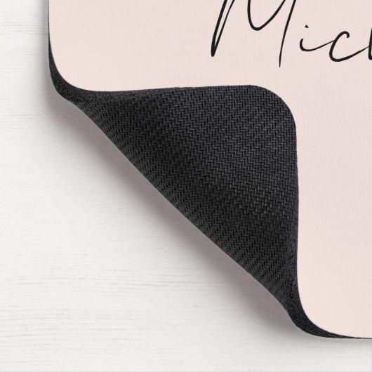 Classy Stylish Script Ihren Namen hinzufügen Mousepad (Ecke)