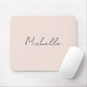 Classy Stylish Script Ihren Namen hinzufügen Mousepad (Mit Mouse)