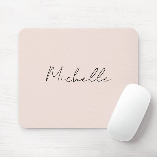Classy Stylish Script Ihren Namen hinzufügen Mousepad (Mit Mouse)