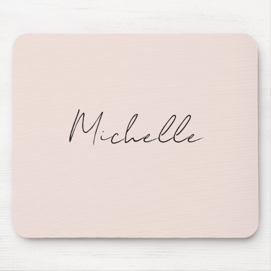 Classy Stylish Script Ihren Namen hinzufügen Mousepad (Vorne)