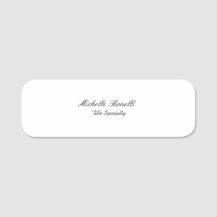 Classy Stylish Script Ihren Namen hinzufügen Namensschild