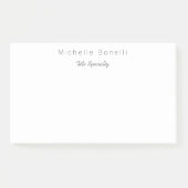 Classy Stylish Your Name Post-it Klebezettel (Vorderseite)