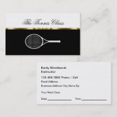 Classy Tennis Lessons Ernennung Visitenkarten Visitenkarte (Vorne/Hinten)