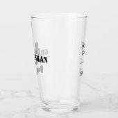 Classy Trauzeuge Mustache Top Hat Custom Glas (Links)