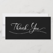 Classy Trendy Editable Business Danke Cards (Vorderseite)