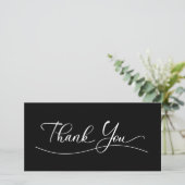 Classy Trendy Editable Business Danke Cards (Stehend Vorderseite)