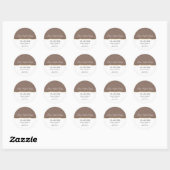 Classy Trendy Fashion Sticker Labels (Blatt)