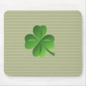 Classy Trendy Irish Lucky Kleeblatt Mousepad (Vorne)