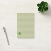 Classy Trendy Irish Lucky Kleeblatt Post-it Klebezettel (Büro)