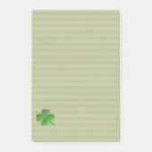 Classy Trendy Irish Lucky Kleeblatt Post-it Klebezettel (Vorderseite)