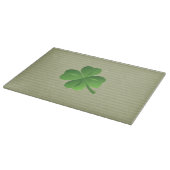 Classy Trendy Irish Lucky Kleeblatt Schneidebrett (Ecke)