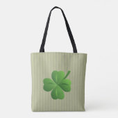Classy Trendy Irish Lucky Kleeblatt Tasche (Rückseite)