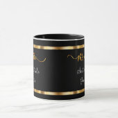 Classy Trendy Wedding Gedenkfeier Tasse (Zentrum)