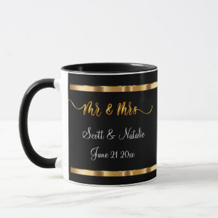 Classy Trendy Wedding Gedenkfeier Tasse