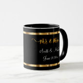 Classy Trendy Wedding Gedenkfeier Tasse (VorderseiteRechts)