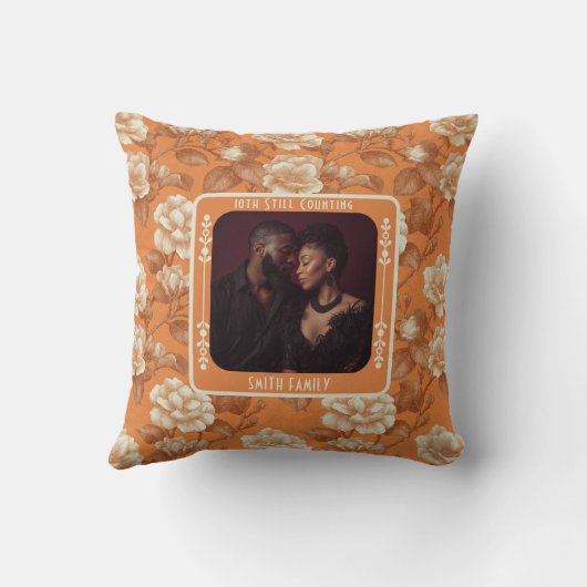 Classy True Love Vow Renewal Throw Pillow Kissen (Rückseite)