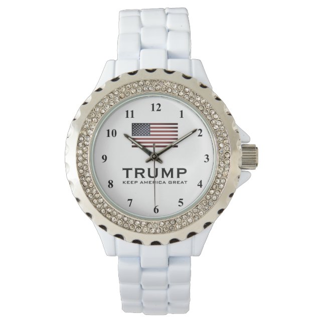 Classy Trump wacht auf republikanische Frauen Armbanduhr (Vorderseite)