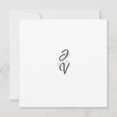 Classy Tuxedo Trauzeuge Einladung (Rückseite)