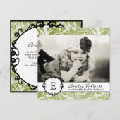 Classy und stilvolle Geburtstagsparty Einladung (Vorne/Hinten)