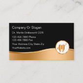 Classy Unique Dentist Termine Business Cards (Vorderseite)