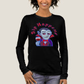 Classy Vampire - Sip Happens Tri-Blend Shirt (Vorderseite)