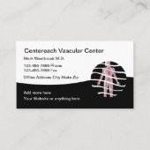 Classy Vascular Vein Care Appointment Cards Visitenkarte (Vorderseite)