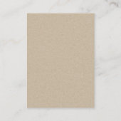 Classy Verziert Paisley Dusky Blue Wedding Registr Begleitkarte (Rückseite)