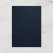 Classy Verziert Paisley Ivory Gold Wedding Registr Begleitkarte (Rückseite)