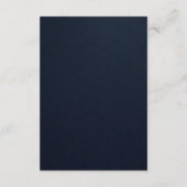 Classy Verziert Paisley Ivory Gold Wedding RSVP Begleitkarte (Rückseite)