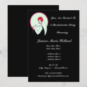 Classy Vintag Flapper ~ Bachelorette Einladung (Vorne/Hinten)