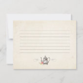 Classy Vintag Tee Party Beratung und Wunschkarte (Rückseite)