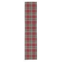 Classy Vintage Red Green Textured Tartan Plaid 