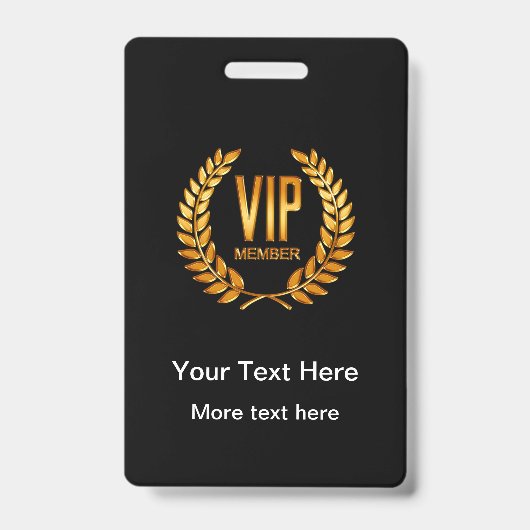 Classy VIP Club Abzeichen Ausweis (Vorderseite)
