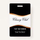 Classy VIP Member Club Guest Abzeichen Ausweis