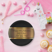 Classy Wedding Jubiläum Pappteller (Party)