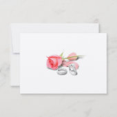 Classy Wedding RSVP Karte (Rückseite)