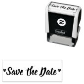 Classy Wedding Save the Date Hearts Liebe Permastempel (Beispiel)