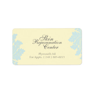 Classy Wellness-Center Labels Adressaufkleber