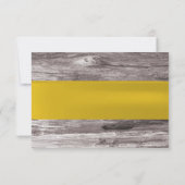 Classy White Frangipani Theme Wedding RSVP Karte (Rückseite)