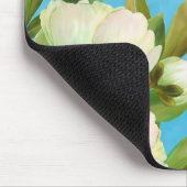 Classy White Peonies Floral Bouquet Mousepad (Ecke)