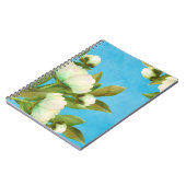 Classy White Peonies Floral Bouquet Notizblock (Linke Seite)